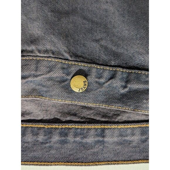 asos DESIGN US Size 24 Dark Rinse Cut Off Jeans - Picture 2 of 9